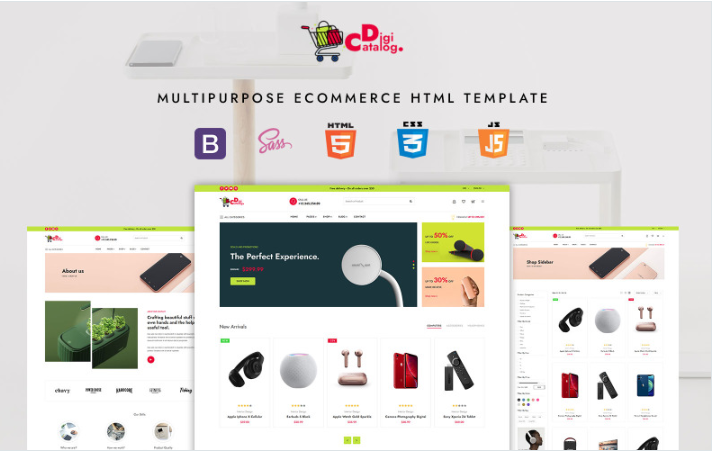 DigiCatalog - Multipurpose eCommerce HTML Template