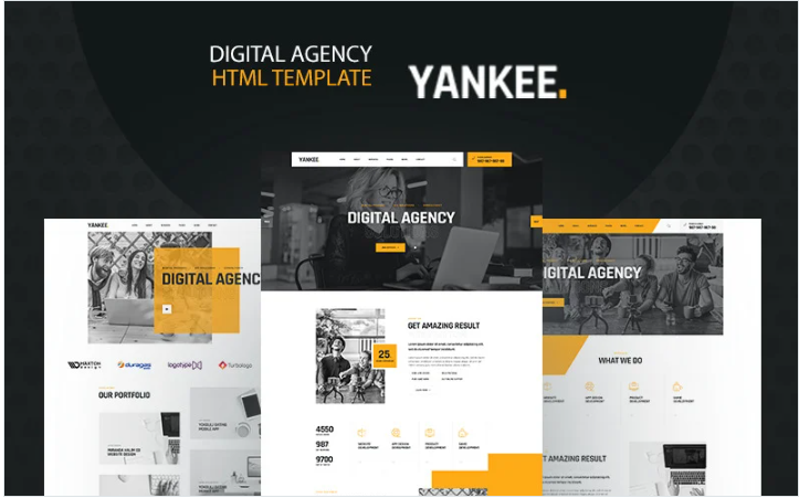 Yankee - Digital Agency HTML5 Website Template