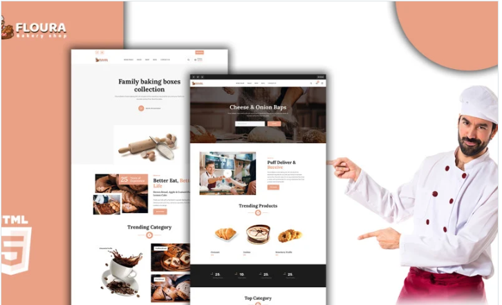 Floura - Bakery HTML Template