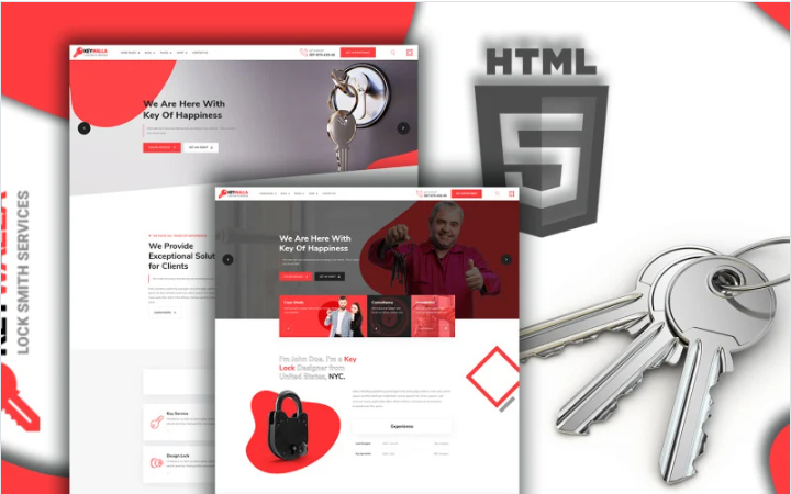Keywalla- Key Service Website Template
