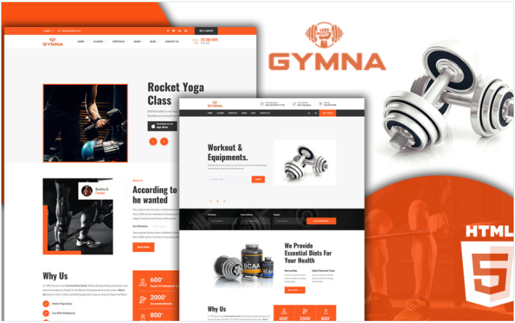 Gymna - Gym HTML5 Template