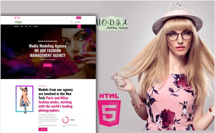 Modia - Modelling Agency HTML Website Template