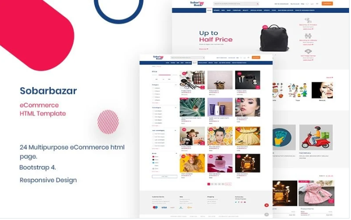 Sobarbazar - Responsive Ultimate eCommerce Website Template