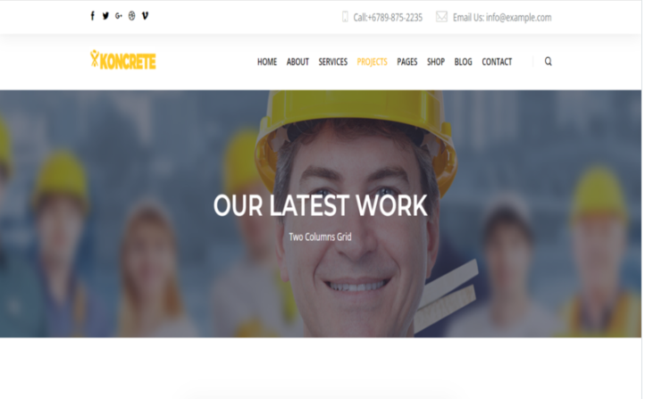 Koncrete - Construction & Building HTML5 Template