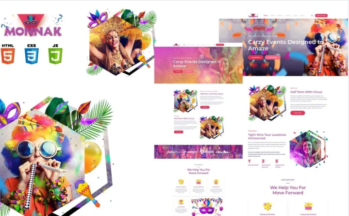 Monnak Entertainment Events HTML5 Template