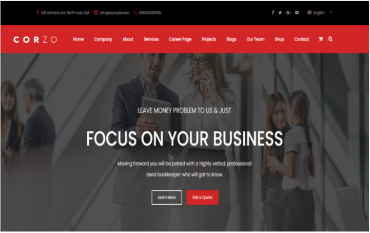 Corzo | Consulting Finance-Multipurpose Premium HTML5 Website Template