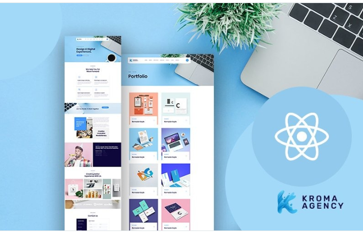 Kroma | Easy Multipurpose Agency React Website Template