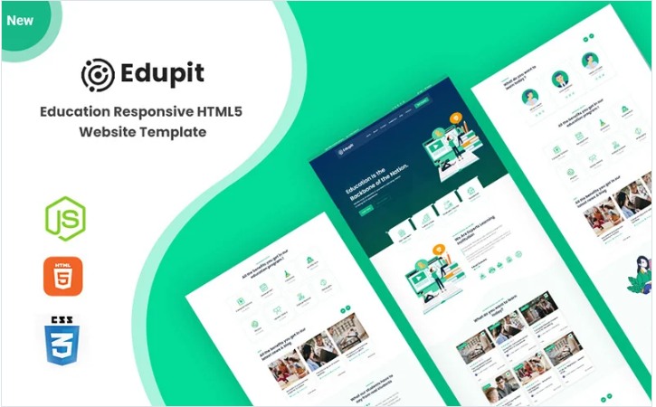 Edupit - Education Responsive HTML5 Website Template