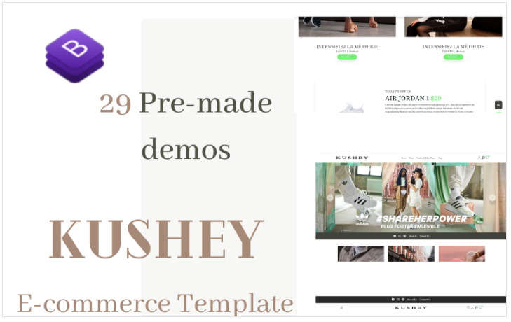 Kushey - Bootstrap 4 Fashion Store Theme