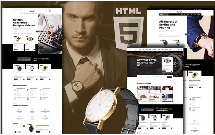 Dorox Luxurious Accessories Website Template