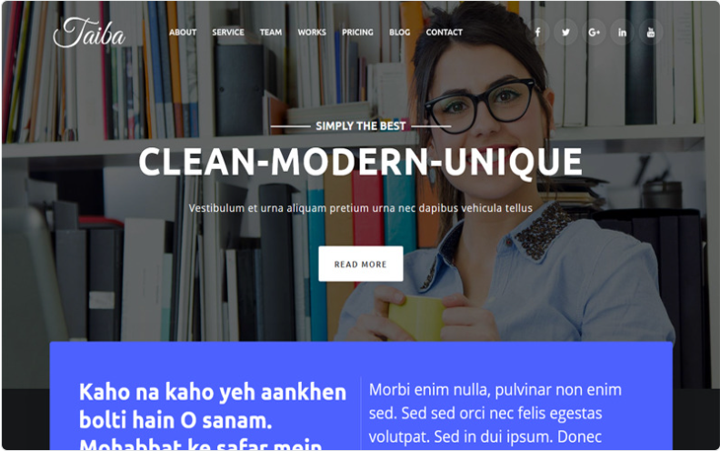 Taiba - Corporate & Business Responsive Website Template