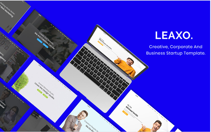 Leaxo-Onepage Parallax Bootstrap Website Template