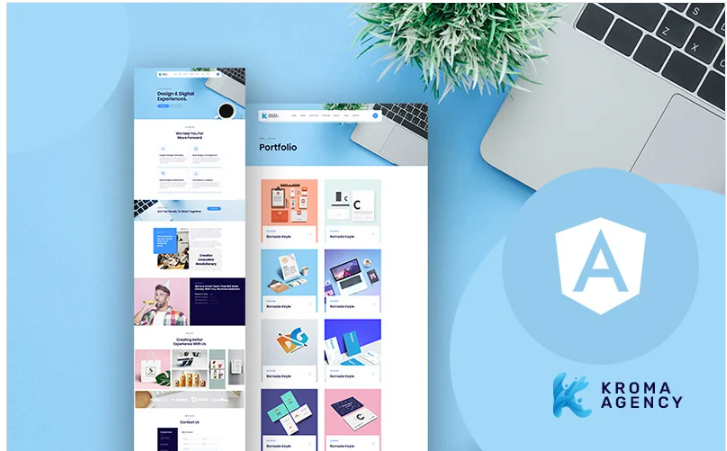 Kroma | Easy Multipurpose Agency Angular Js Template