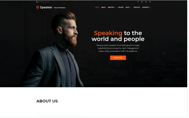 Speaker - Event Planner Multipage Creative HTML Website Template