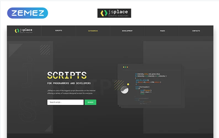 JS Place - Web Development Multipage Creative HTML Website Template