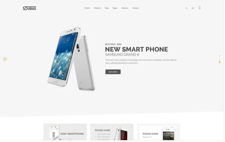 Subas - Electronics eCommerce Website Template