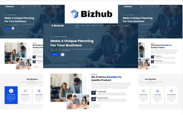 Bizhub-Business and Corporate Html5 Template