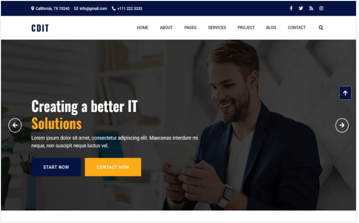 cdIT - IT Solution & IT Technology & Services HTML5 Template