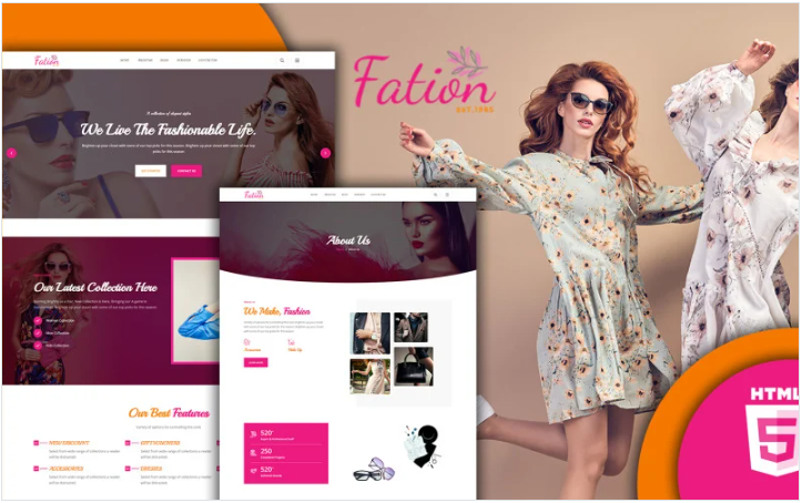 Fation Faison Designs HTML5 Website Template