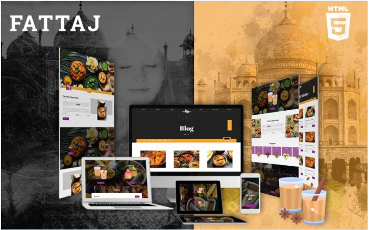 Fattaj | India restaurant & Dhaba HTML5 Website Template