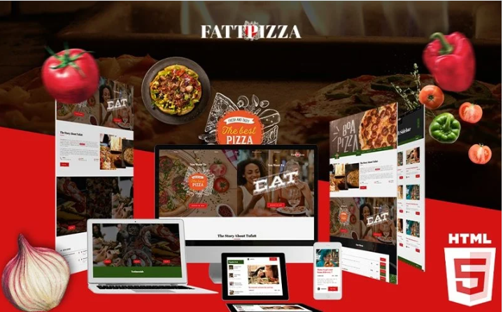 Fattpizza | Pizza and Dinner HTML5 Website Template