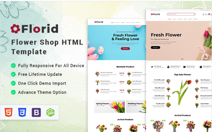 Download Florid - Flower & Florist Shop HTML Template