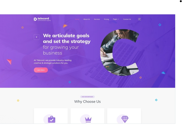Telecord - Digital Marketing Multipage Creative HTML Website Template