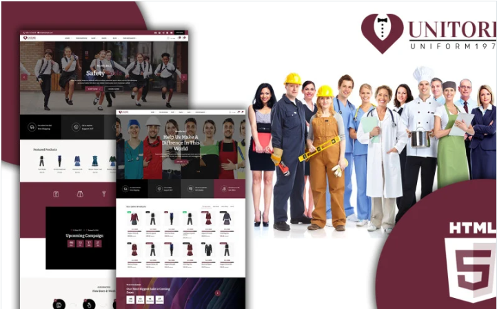 Unitore - Uniform Store HTML5 Template