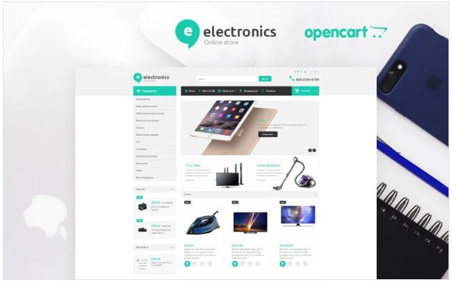 Electromo - Electronics Online Shop OpenCart Template