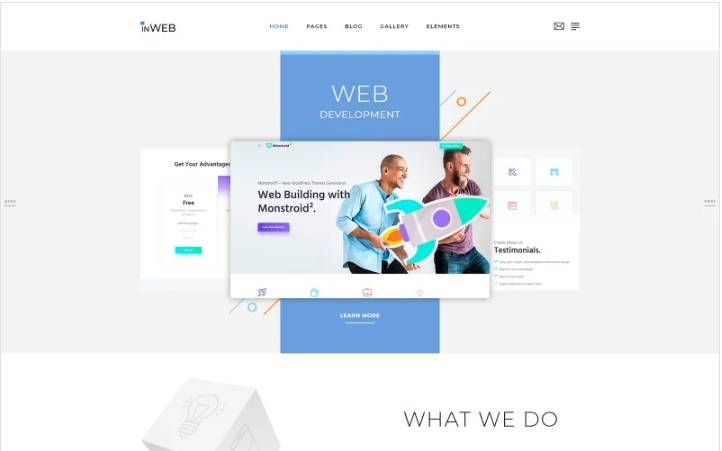 InWeb - Web Development Studio Clean Multipage HTML5 Website Template
