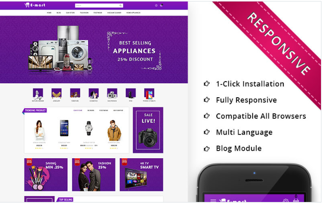 Emart - Mega Store Responsive Premium OpenCart Template
