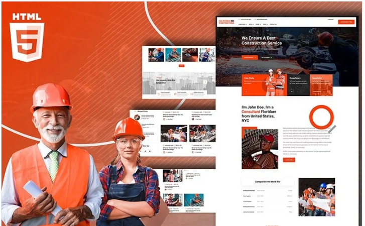 Fornia Construction Consultancy Website Template