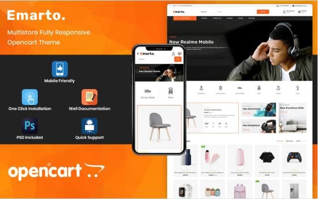 Emarto - Multipurpose Store OpenCart Template