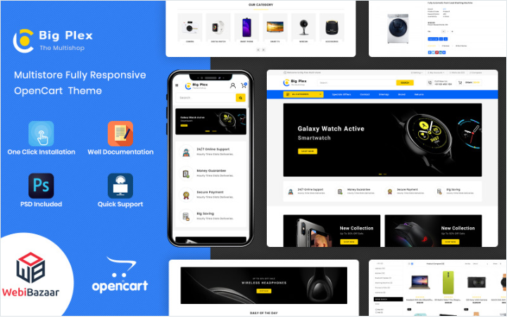 Big Plex - Multipurpose Responsive OpenCart Template