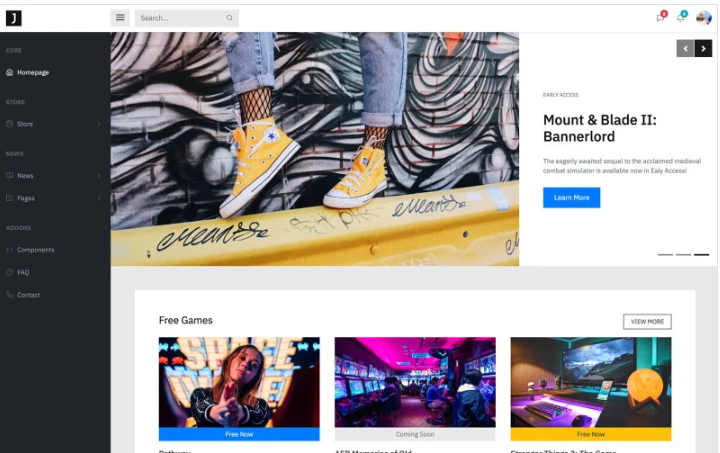 Joxdo - ESports, Online Game and Gaming Store HTML