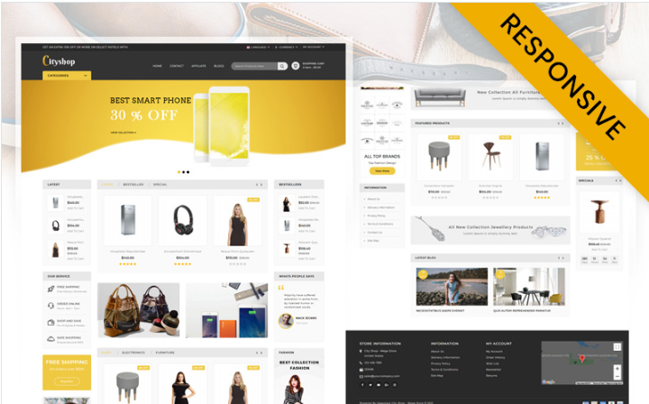 Cityshop - Multipurpose Store OpenCart Template