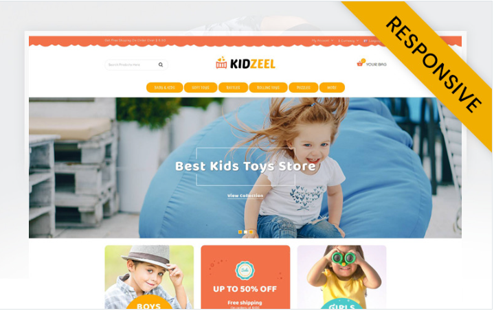 KidZeel - Toys Store OpenCart Template