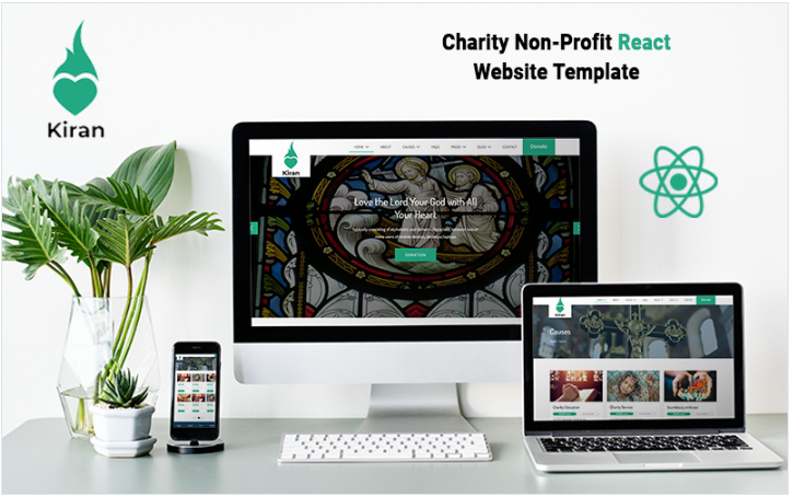 Kiran - Charity Non-Profit React Template