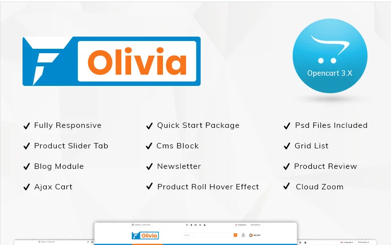 Olivia Mega Store OpenCart Template