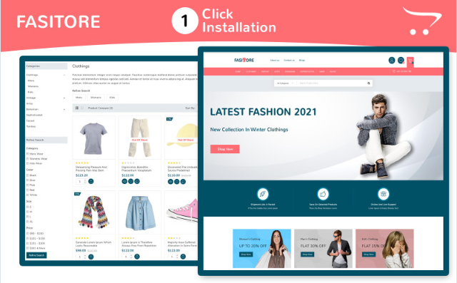 Fasitore - Clothings and Fashion Store Opencart Template
