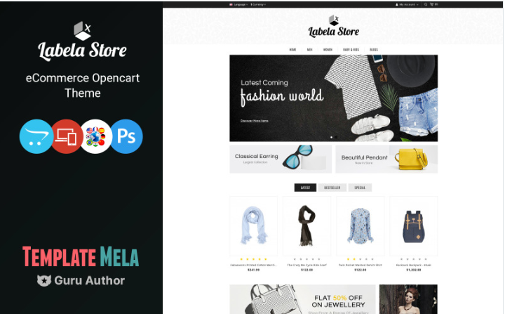 Labela - Multipurpose OpenCart Template