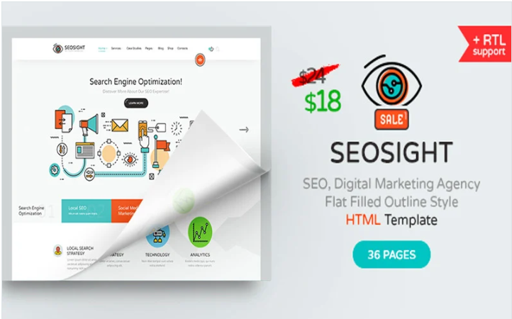 SEOsight - IT Solutions & Multi-Purpose HTML5 Website Template