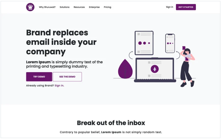 Shuruwat - Software/Marketing Agency HTML