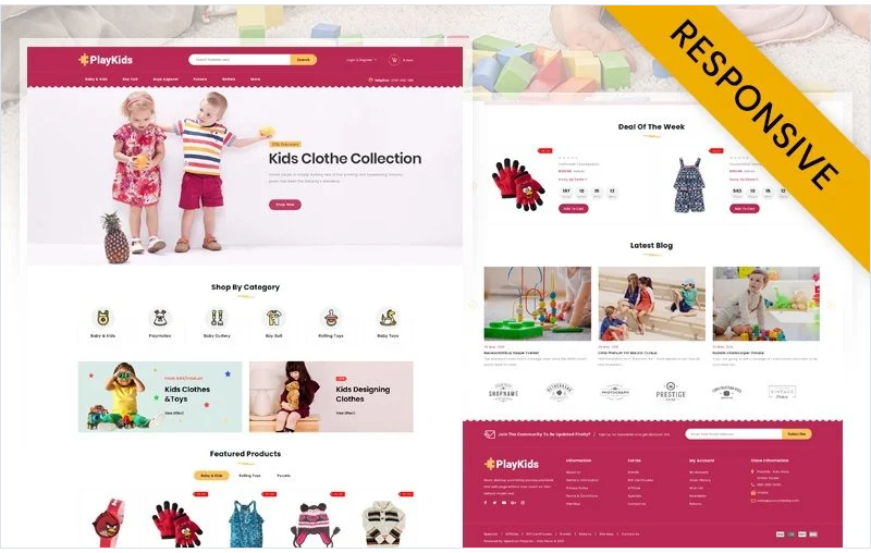 Playkids - Kids Store OpenCart Template