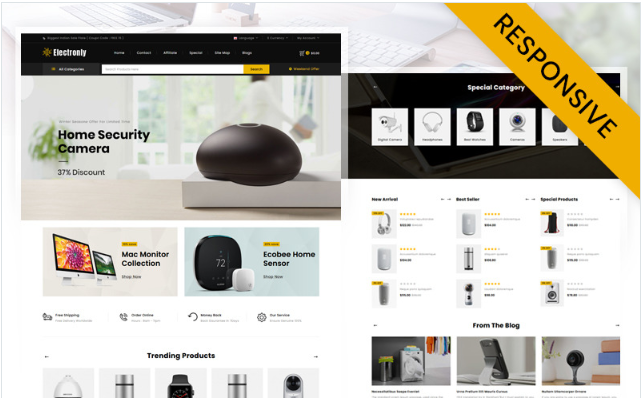 Electronly - Digital Store OpenCart Template