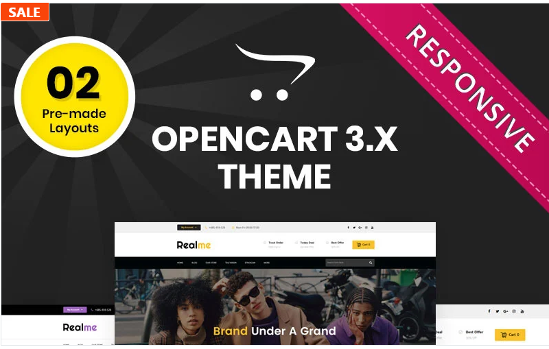 Realme - Multipurpose Premium Responsive OpenCart Template