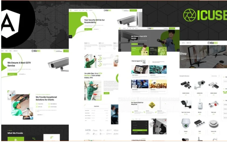 Icusec Security Shop React JS Website Template