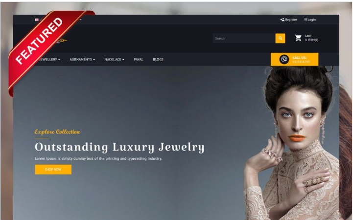 Jewella Jewellery Store OpenCart Template