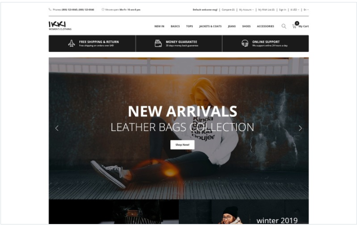 Ikki - Women's Clothing Store OpenCart Template