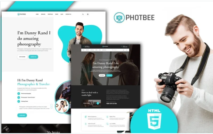 Photbee Photographer And Photography Website Template